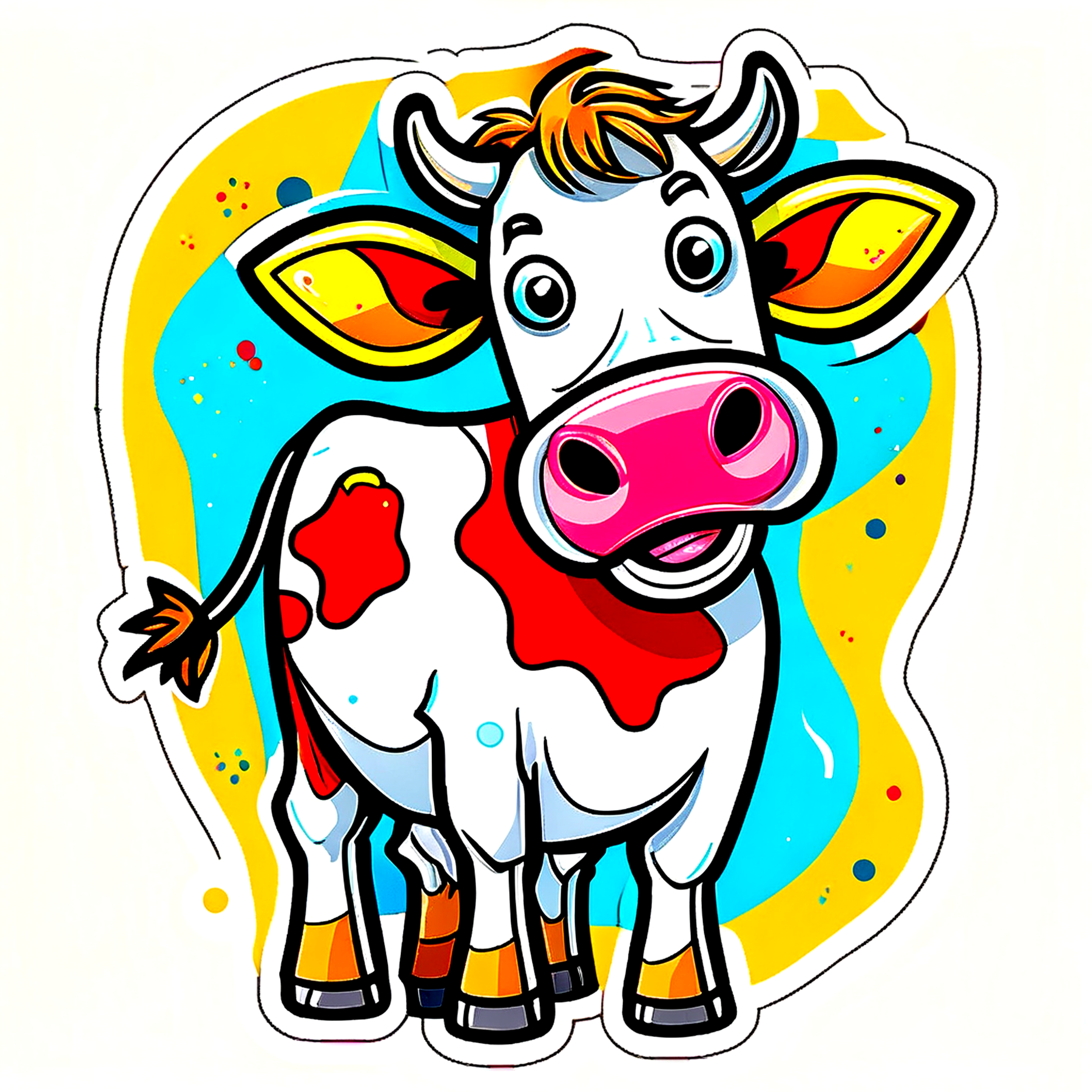 Cow — Heat Press sample