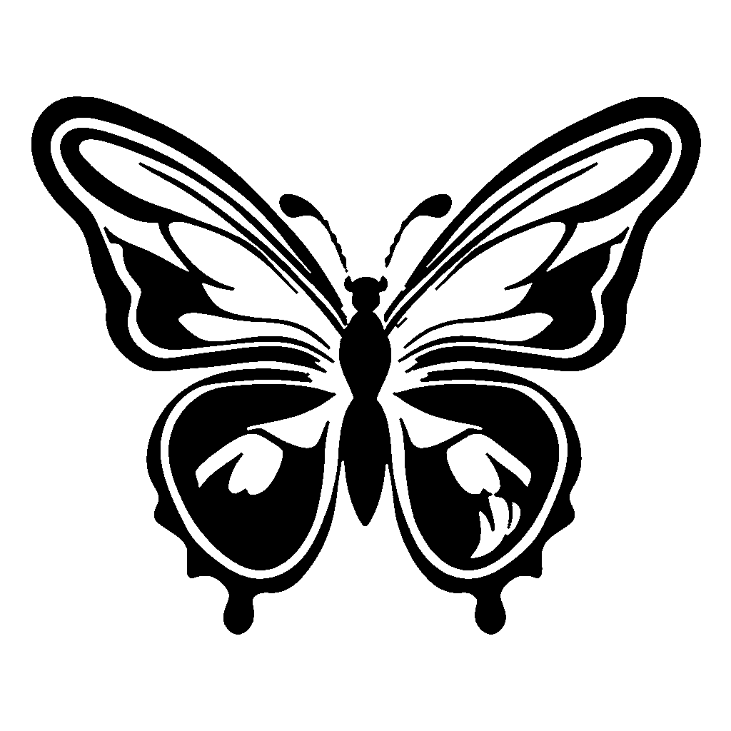 Butterfly — Vinyl cut sample